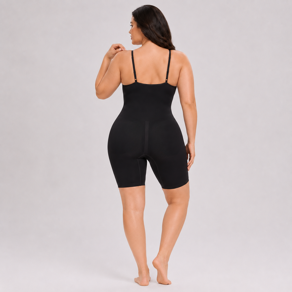 Tummy Control Seamless Shaping Bodysuit Black