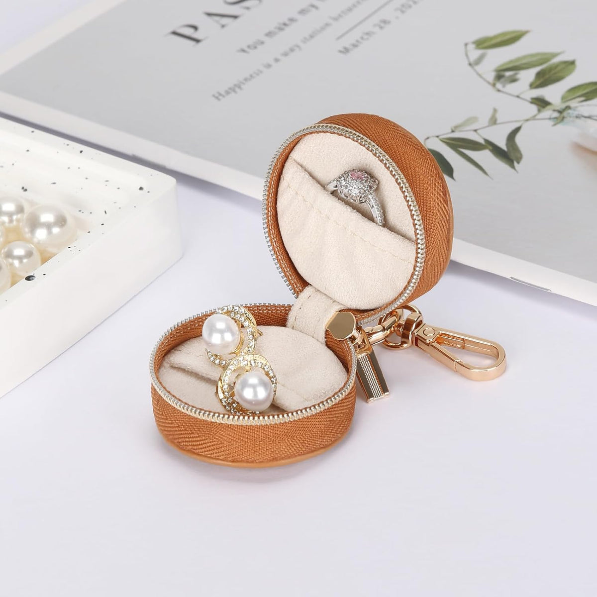 Ring Case Brown