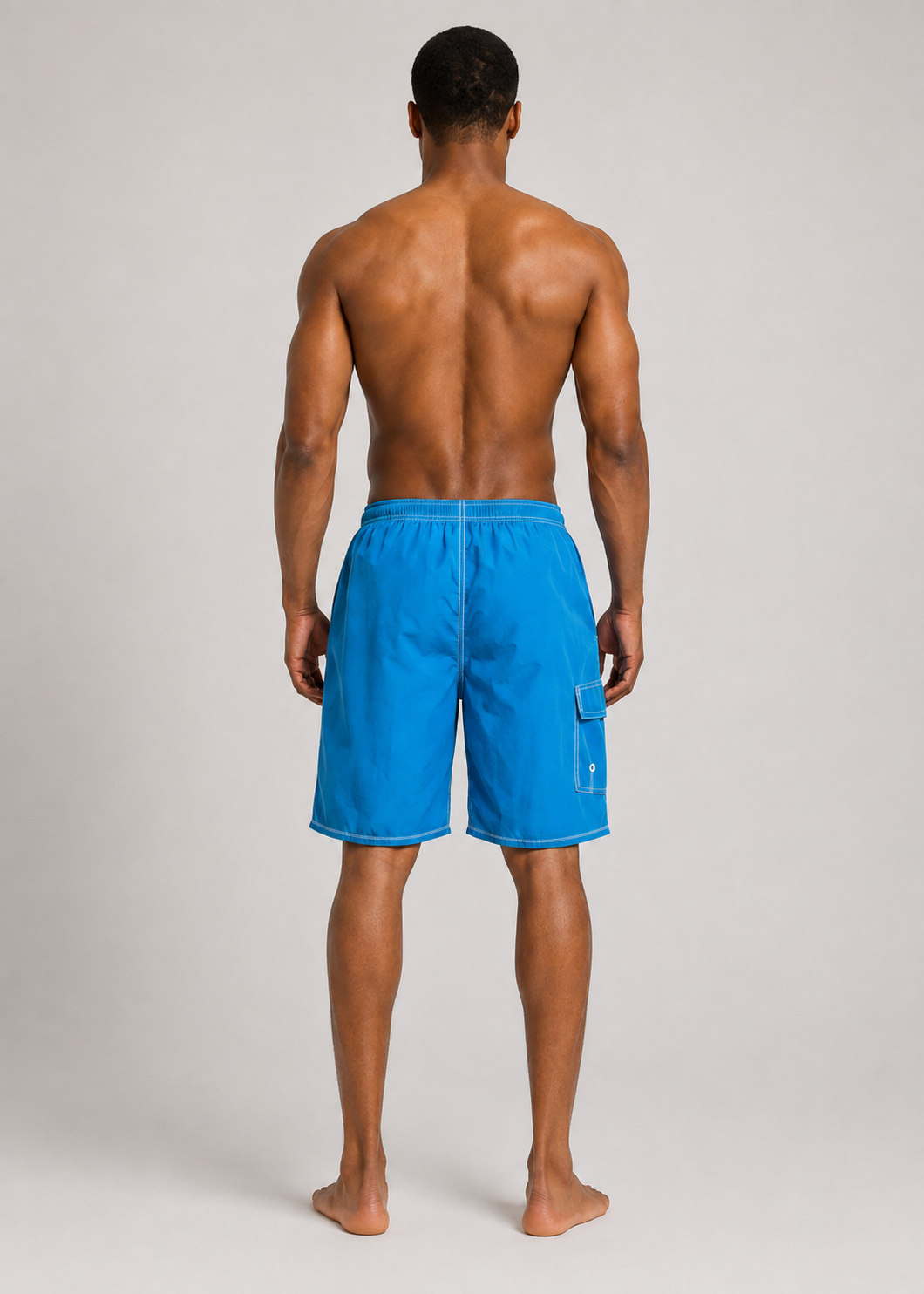 Quick Dry Cargo Swim Shorts Blue