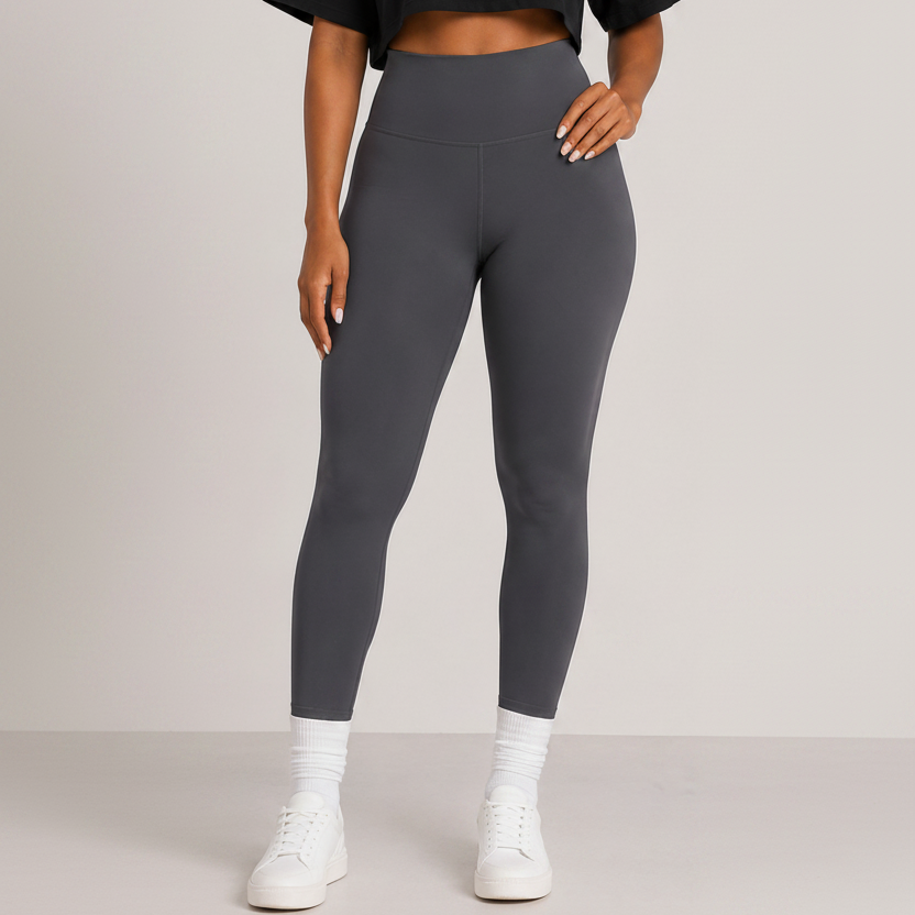 Tummy Control High Waist Leggings Grey