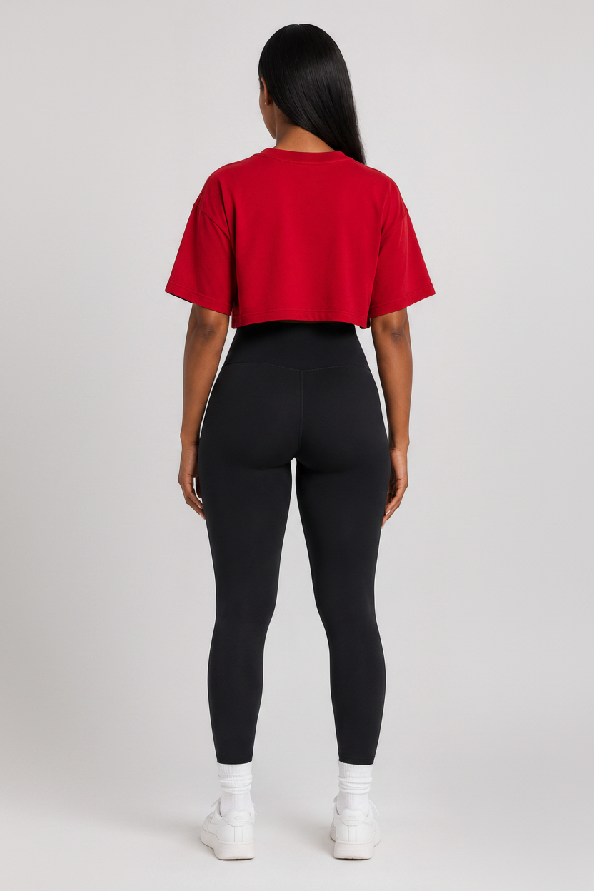 Tummy Control High Waist Leggings Black
