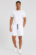 Quick Dry Moisture Wicking Crew Tee White