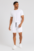 7" Quick Dry Training Shorts White