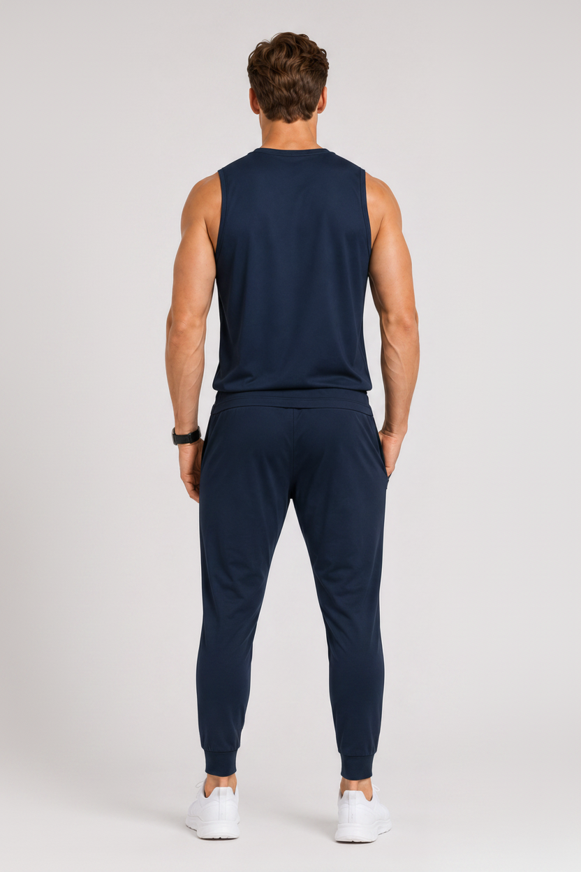 Lightweight Athletic Training Joggers Navy
