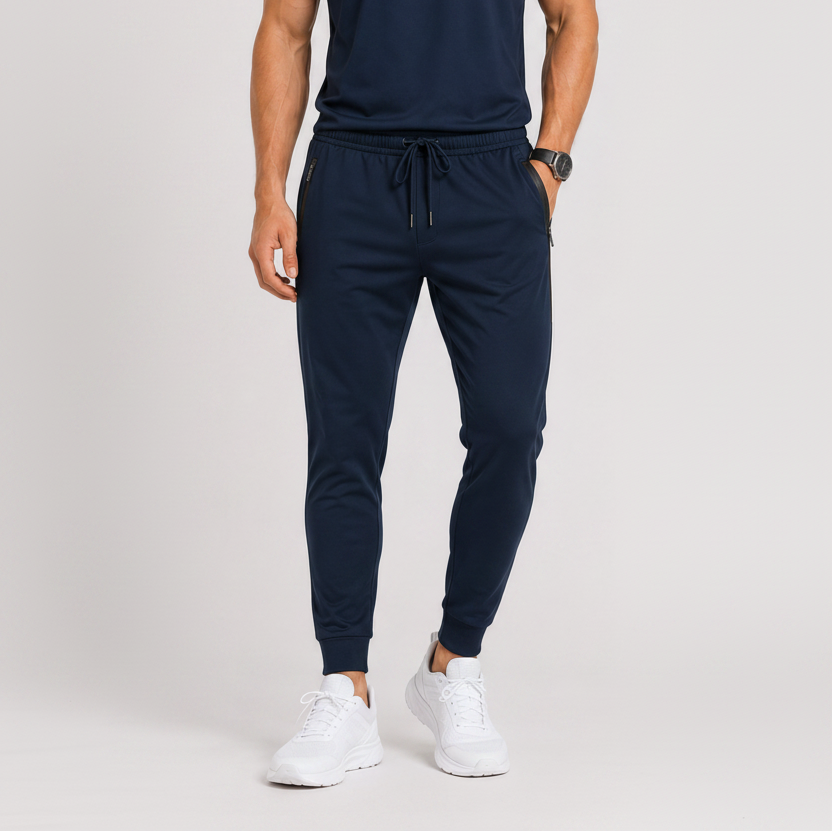 Lightweight Athletic Training Joggers Navy