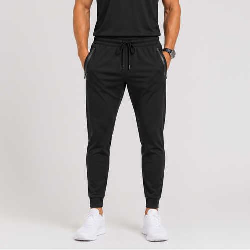 Lightweight Athletic Training Joggers Black