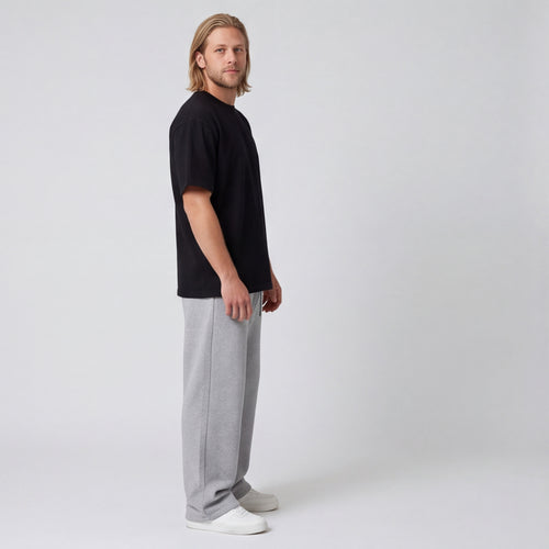 Heavyweight Boxy Cotton Tee Black