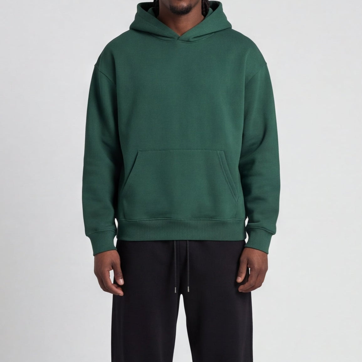 Heavyweight Fleece Pullover Hoodie Green