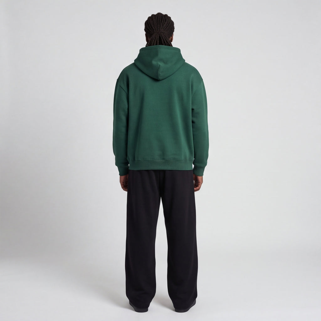 Heavyweight Fleece Pullover Hoodie Green