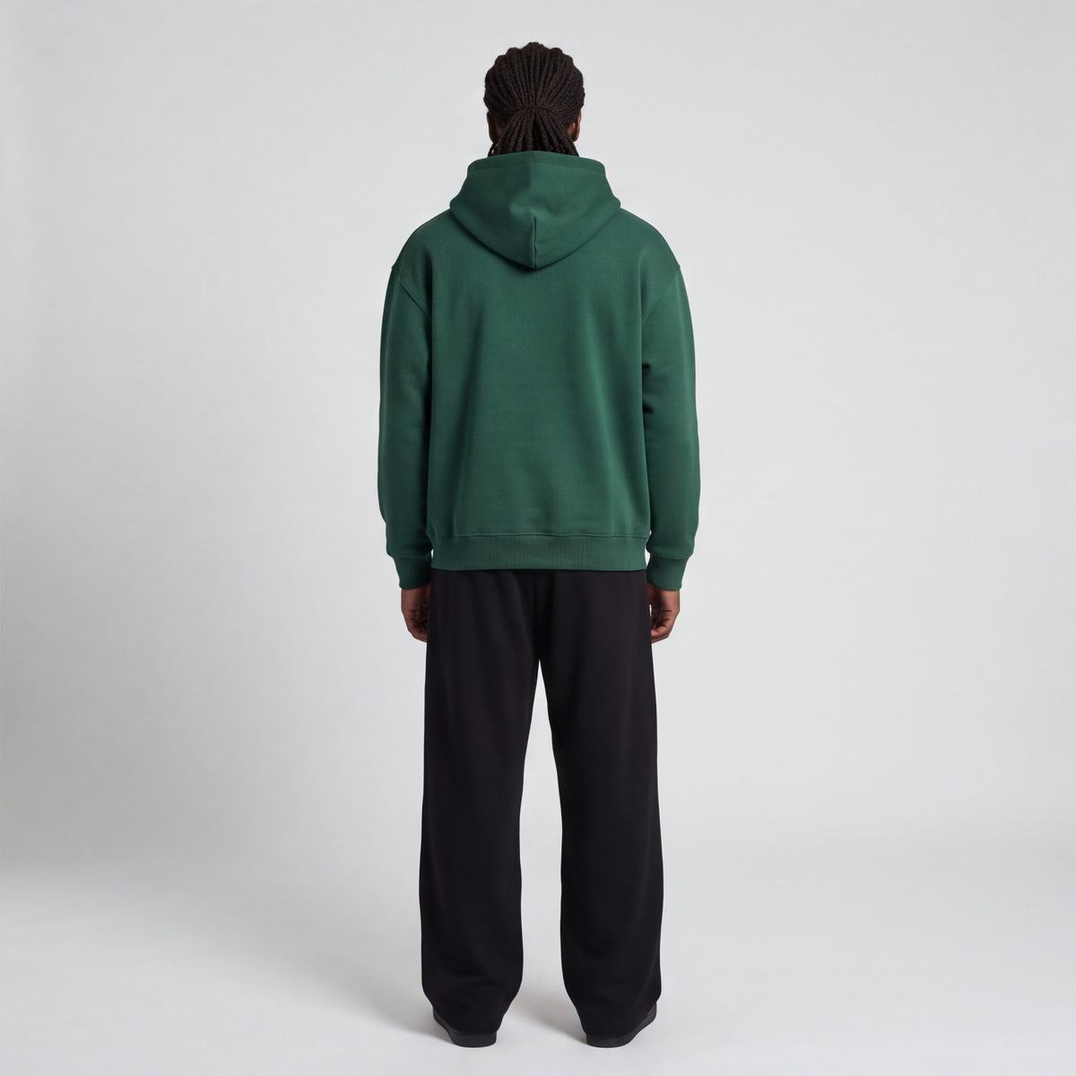 Heavyweight Fleece Pullover Hoodie Green