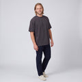Heavyweight Boxy Cotton Tee Charcoal
