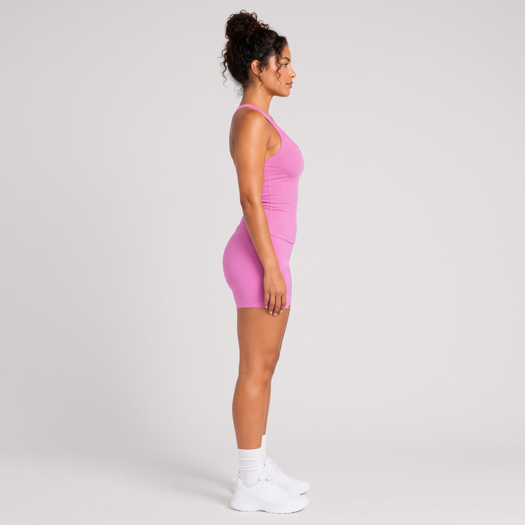 High Waist Naked-Feel Yoga Shorts