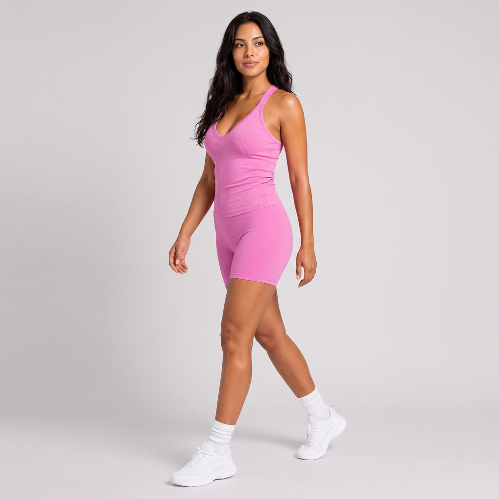 High Waist Naked-Feel Yoga Shorts