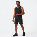 Muscle Cut Training Tank Wine Black