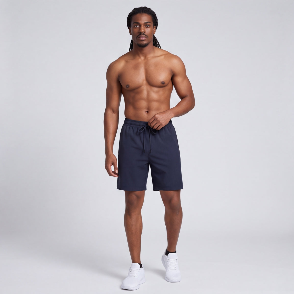 7" Zip Pocket Performance Shorts Navy