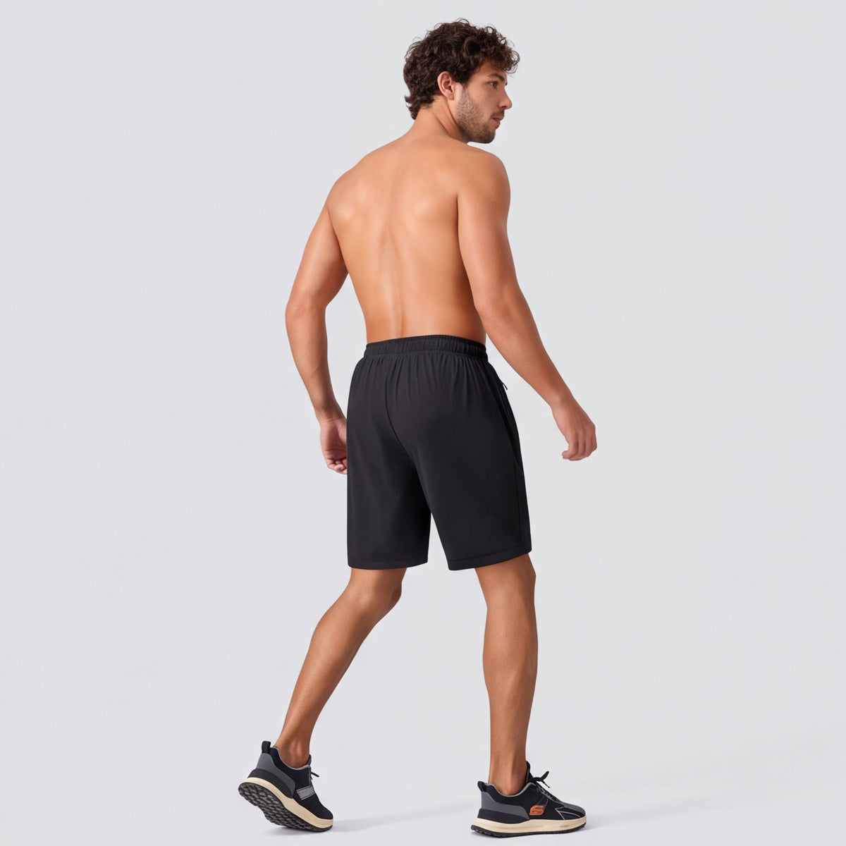 7" Zip Pocket Performance Shorts Black