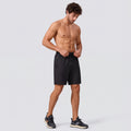 7" Zip Pocket Performance Shorts Black