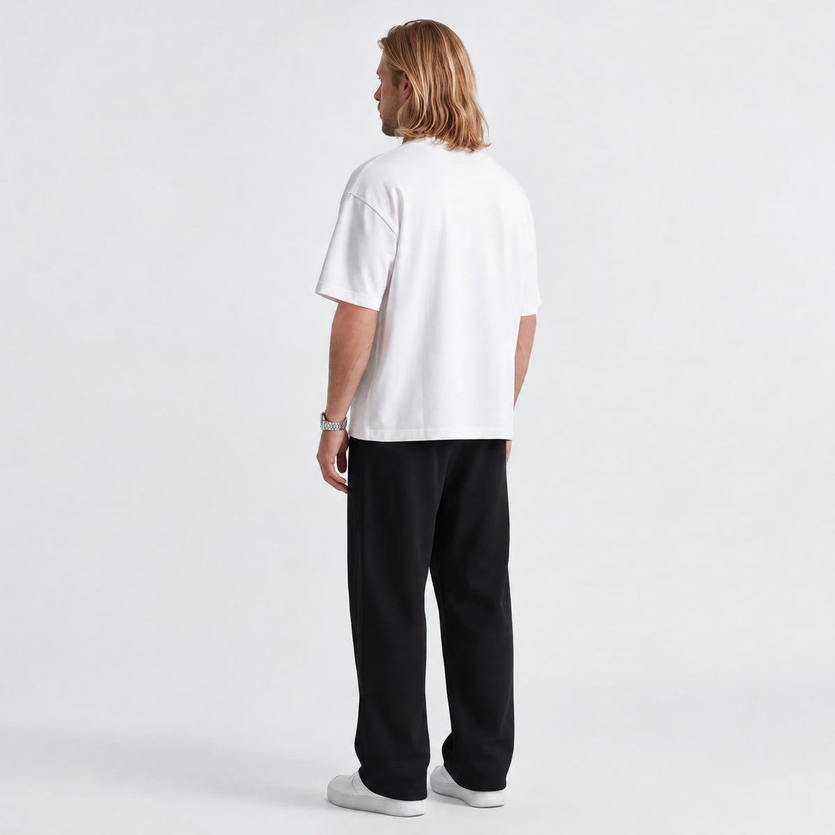 Heavyweight Boxy Cotton Tee White